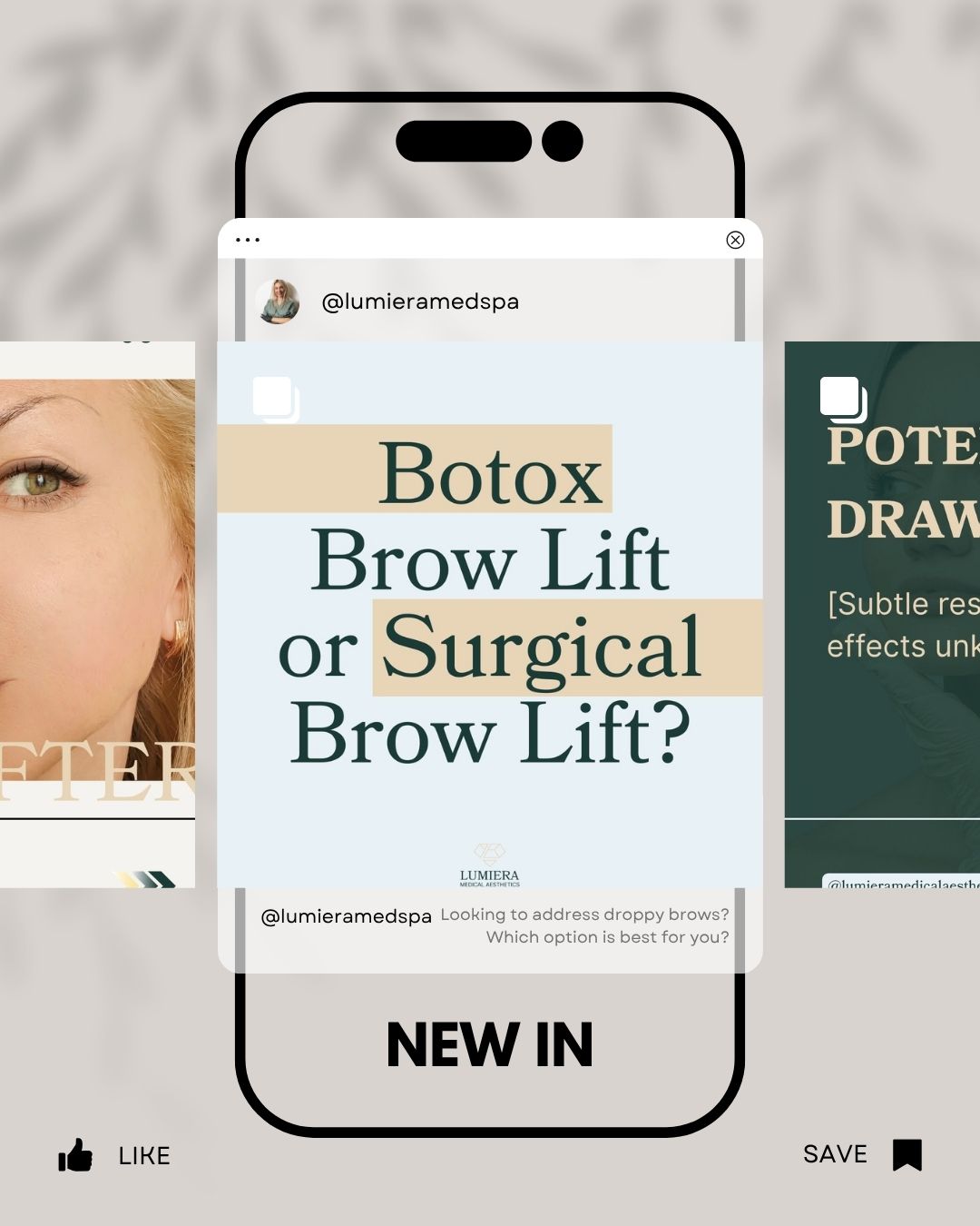 med spa social media templates